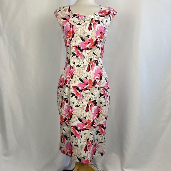 L.K.Bennett of London Floral Print Midi Dress - Picture 2 of 15